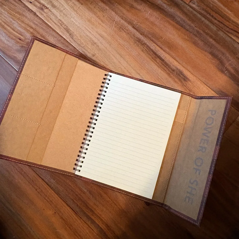 Athleta Power of She Journal Planner Cover Notebook‎ One Size (A2)